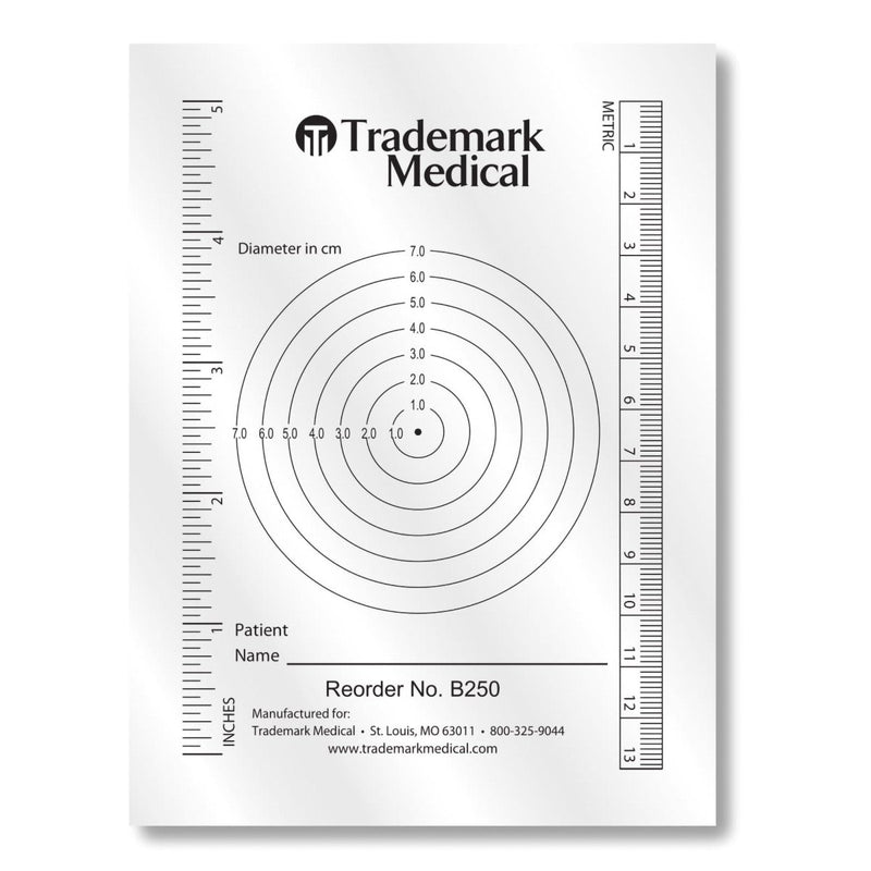 Trademark Medical Wound Measuring Guide - 233315_BX - 1 Trademark Medical Wound Measuring Guide - 233315_BX - 1