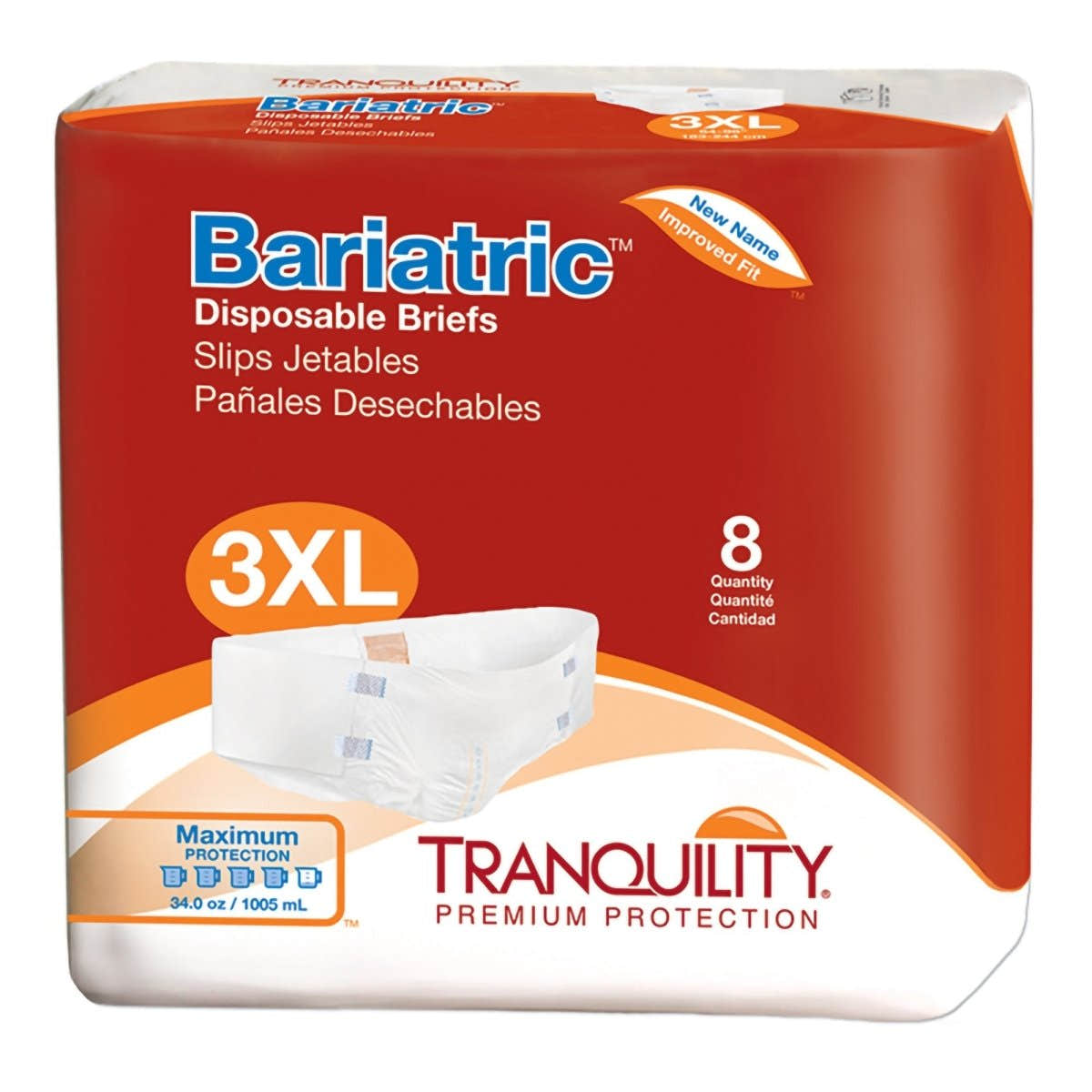 Tranquility AIR-Plus Bariatric Disposable Briefs - 461046_BG - 1 Tranquility AIR-Plus Bariatric Disposable Briefs - 461046_BG - 1