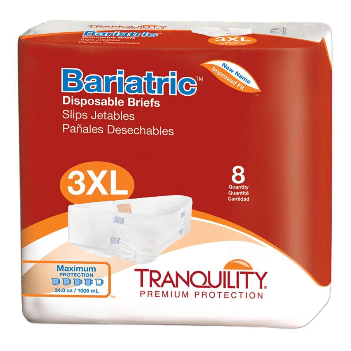 Tranquility AIR-Plus Bariatric Disposable Briefs - 461046_BG - 1 Tranquility AIR-Plus Bariatric Disposable Briefs - 461046_BG - 1