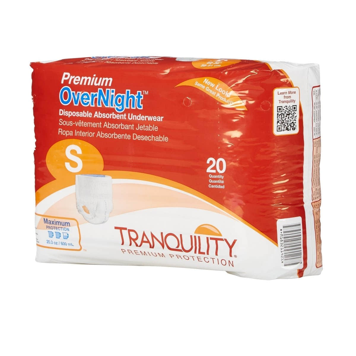 Tranquility Premium OverNight Absorbent Underwear -Unisex - 665228_BG - 1 Tranquility Premium OverNight Absorbent Underwear -Unisex - 665228_BG - 1