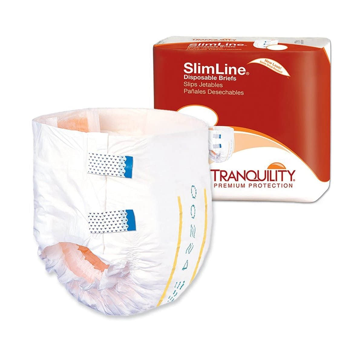Tranquility SlimLine Heavy Protection Incontinence Brief -Unisex - 1030222_CS - 1 Tranquility SlimLine Heavy Protection Incontinence Brief -Unisex - 1030222_CS - 1