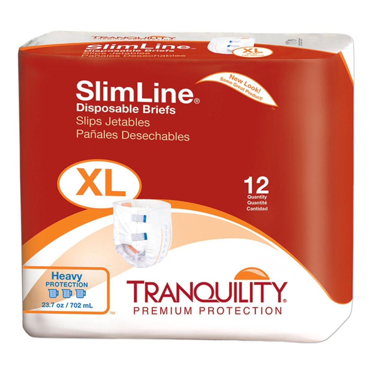 Tranquility Slimline Heavy Protection Incontinence Briefs - 342308_CS - 1 Tranquility Slimline Heavy Protection Incontinence Briefs - 342308_CS - 1