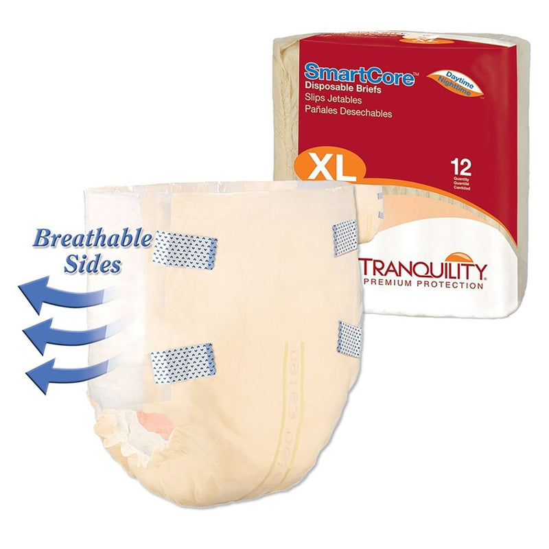 Tranquility SmartCore Maximum Protection Incontinence Brief -Unisex - 801663_CS - 4 Tranquility SmartCore Maximum Protection Incontinence Brief -Unisex - 801663_CS - 4
