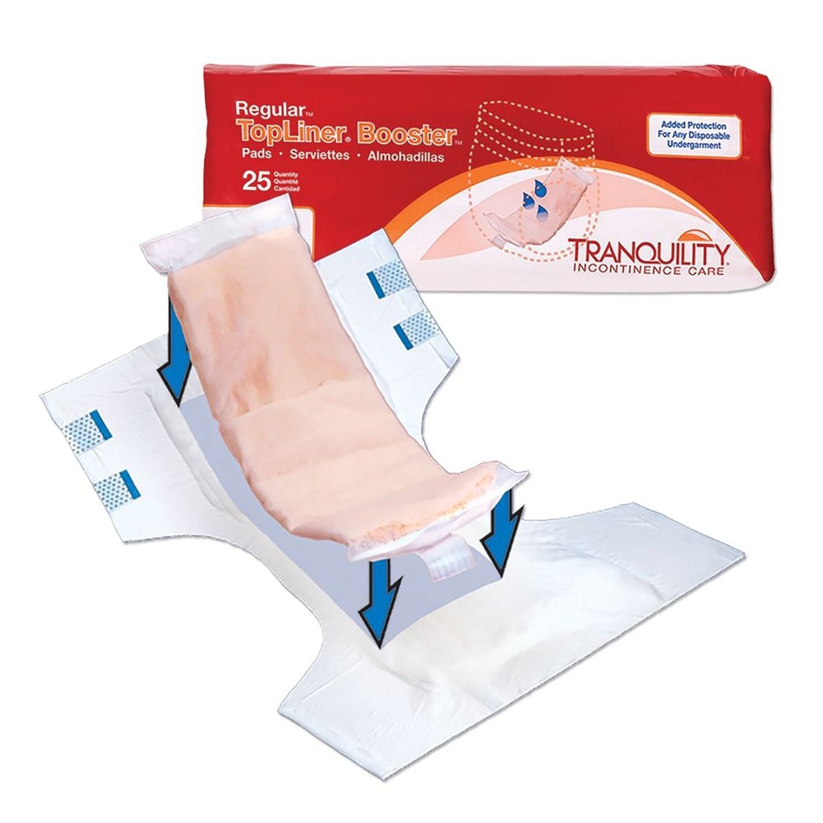 Tranquility TopLiner Incontinence Booster Pads - 665237_BG - 1 Tranquility TopLiner Incontinence Booster Pads - 665237_BG - 1