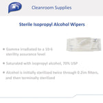 TrueCare Biomedix Sterile Isopropyl Alcohol Wipers - 1136428_PK - 8 TrueCare Biomedix Sterile Isopropyl Alcohol Wipers - 1136428_PK - 8