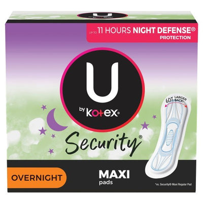 U by Kotex Overnight Maxi Pads - 971266_PK - 1 U by Kotex Overnight Maxi Pads - 971266_PK - 1