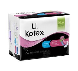 U by Kotex Security Ultra Thin Pad, Regular Absorbency - 1094708_BG - 1 U by Kotex Security Ultra Thin Pad, Regular Absorbency - 1094708_BG - 1