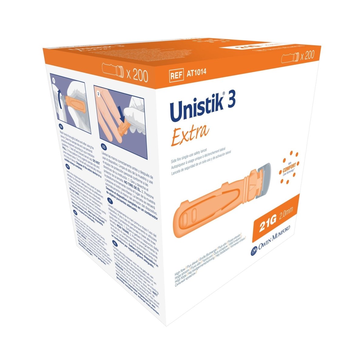 Unistik 3 Extra Safety Lancets - 539417_BX - 1 Unistik 3 Extra Safety Lancets - 539417_BX - 1