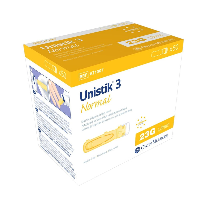 Unistik 3 Normal Safety Lancets - 570415_BX - 1 Unistik 3 Normal Safety Lancets - 570415_BX - 1
