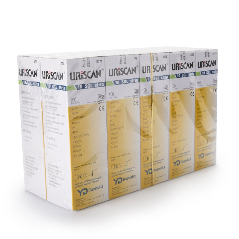 URISCAN 10SGL Urine Reagent Strips - 1019253_BT - 2 URISCAN 10SGL Urine Reagent Strips - 1019253_BT - 2