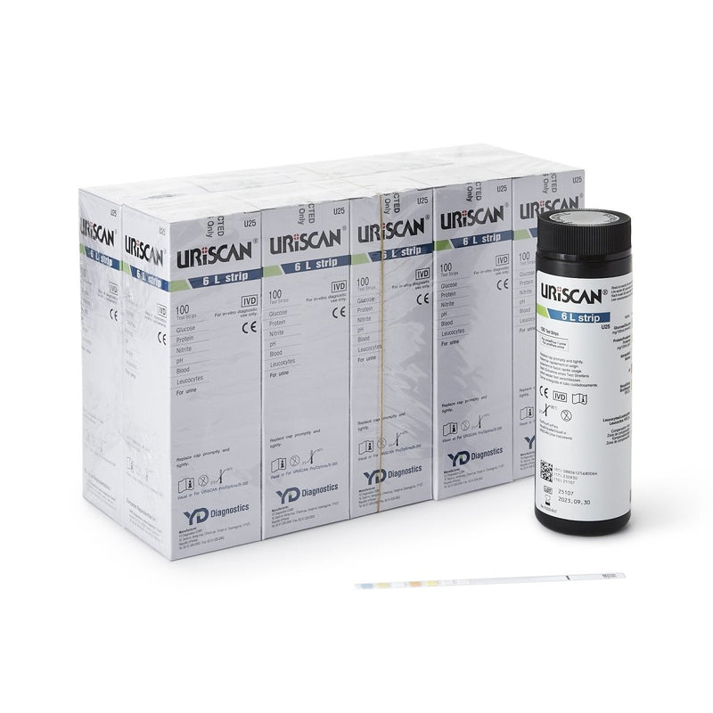 URISCAN 6L Urine Reagent Strips - 1007009_CS - 5 URISCAN 6L Urine Reagent Strips - 1007009_CS - 5