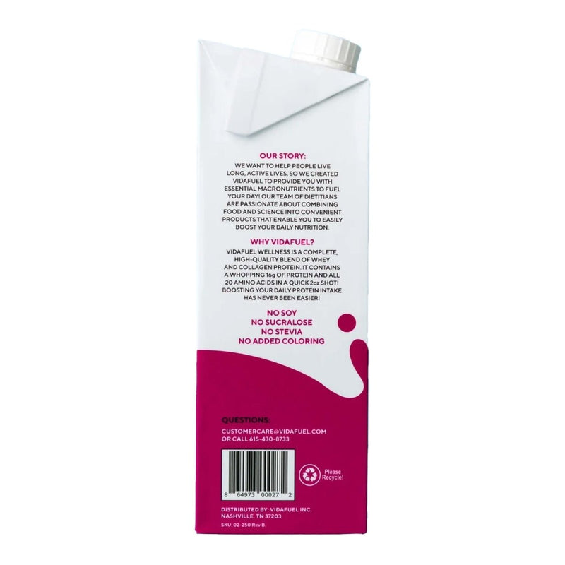 Vida Fuel Wellness Protein 32 oz Carton - 1244684_EA - 10 Vida Fuel Wellness Protein 32 oz Carton - 1244684_EA - 10