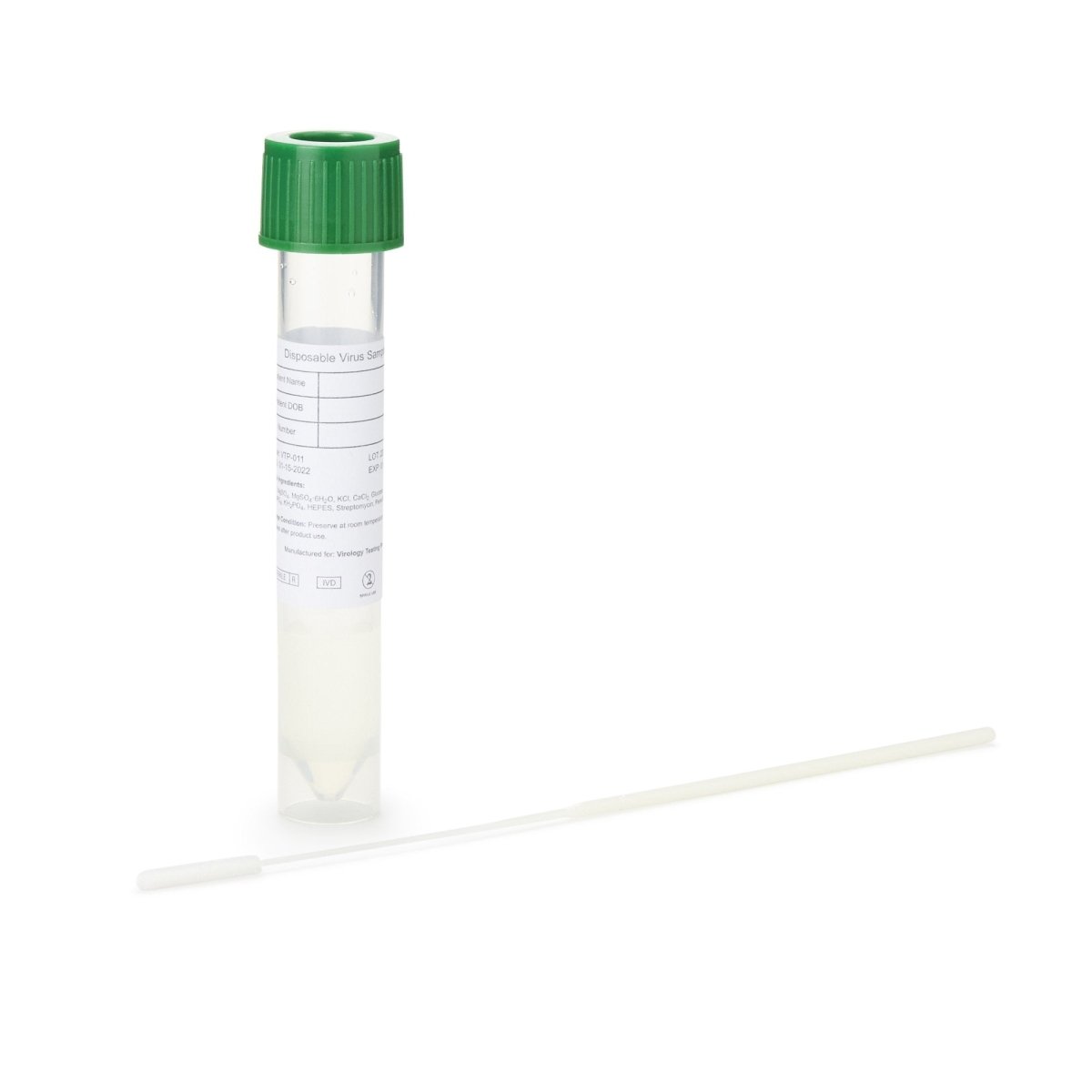 Virology Testing Products Nasopharyngeal Collection And Transport System - 1180061_BX - 1 Virology Testing Products Nasopharyngeal Collection And Transport System - 1180061_BX - 1