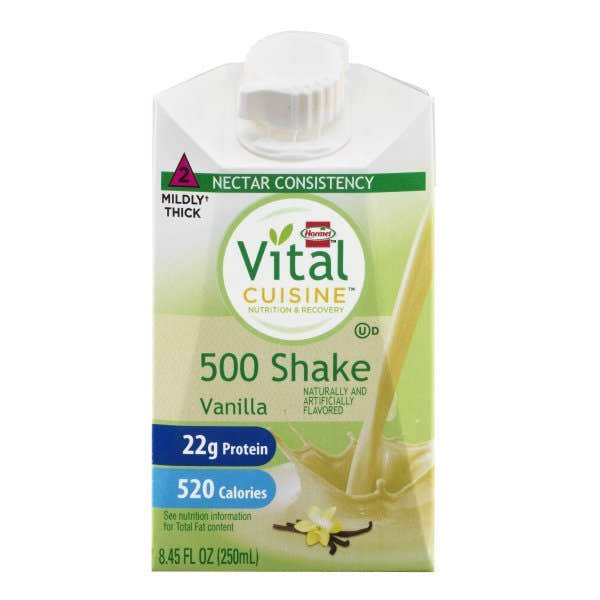 Vital Cuisine 500 Shake Vanilla 8.45 oz. Carton - 1083957_EA - 1 Vital Cuisine 500 Shake Vanilla 8.45 oz. Carton - 1083957_EA - 1
