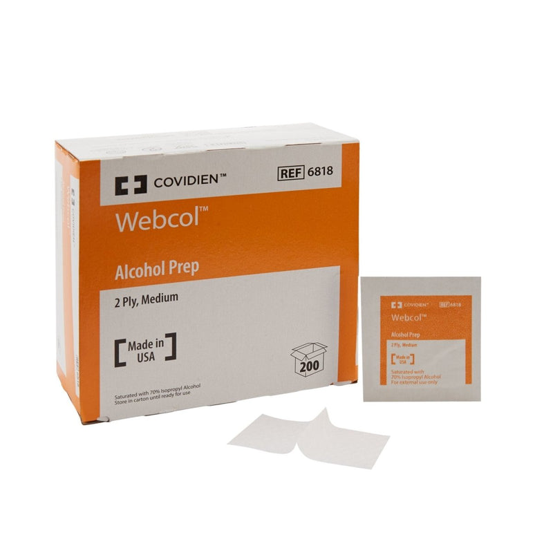 Webcol Alcohol Prep Pad - 191320_CS - 2 Webcol Alcohol Prep Pad - 191320_CS - 2