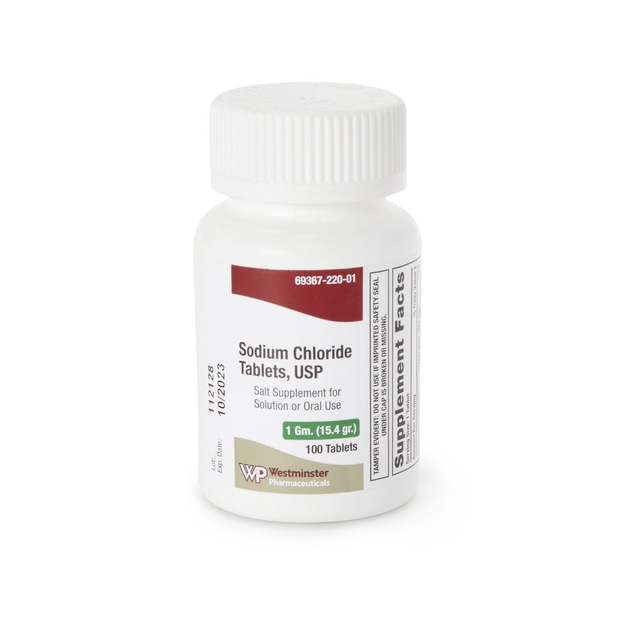 Westminster Pharmaceuticals Sodium Chloride Supplement - 1176225_BT - 1 Westminster Pharmaceuticals Sodium Chloride Supplement - 1176225_BT - 1