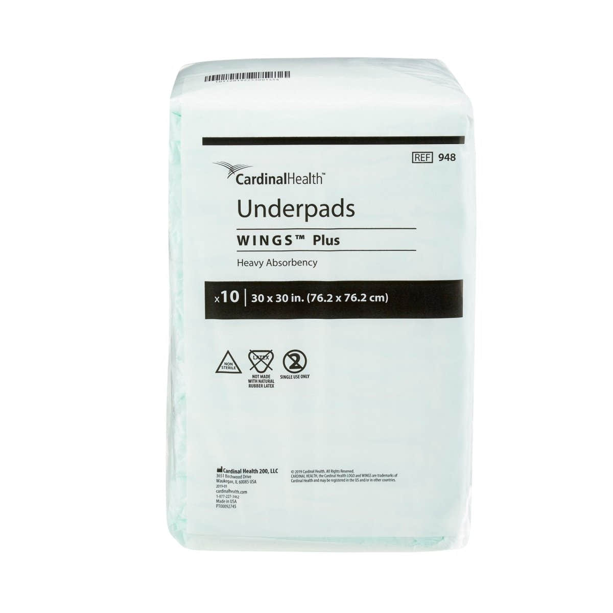 Wings Plus Underpads, Disposable, Heavy Absorbency, Beige, 30 X 30 Inch - 454709_BG - 1 Wings Plus Underpads, Disposable, Heavy Absorbency, Beige, 30 X 30 Inch - 454709_BG - 1