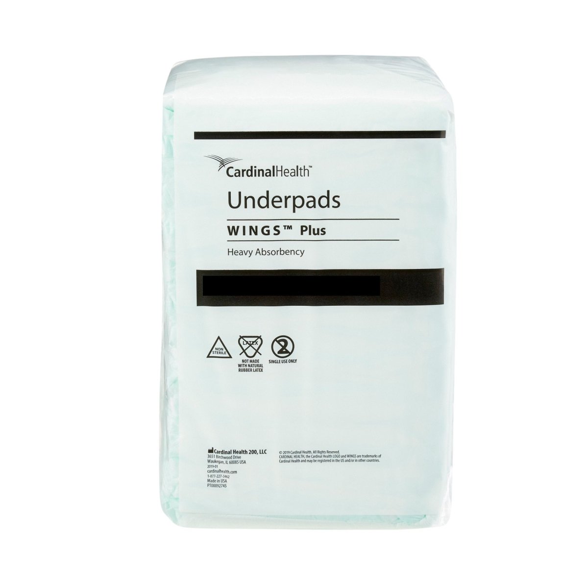 Wings Plus Underpads, Disposable, Heavy Absorbency, Beige, 36 X 36 Inch - 853212_BG - 1 Wings Plus Underpads, Disposable, Heavy Absorbency, Beige, 36 X 36 Inch - 853212_BG - 1