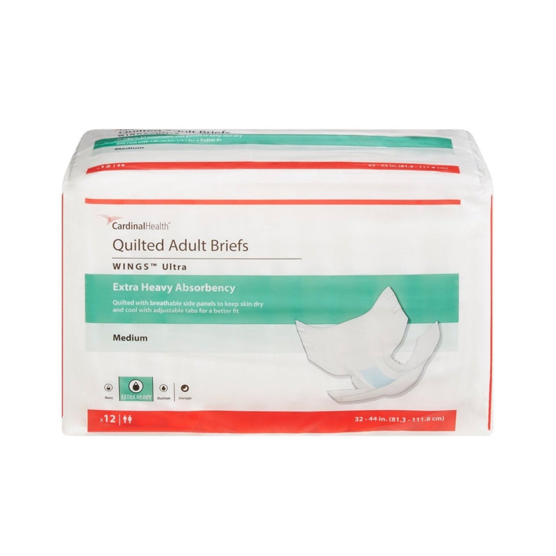 Wings Ultra Quilted Extra Heavy Absorbency Incontinence Brief -Unisex - 960580_BG - 1 Wings Ultra Quilted Extra Heavy Absorbency Incontinence Brief -Unisex - 960580_BG - 1