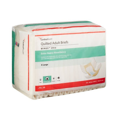 Wings Ultra Quilted Extra Heavy Absorbency Incontinence Briefs - 960582_CS - 6 Wings Ultra Quilted Extra Heavy Absorbency Incontinence Briefs - 960582_CS - 6