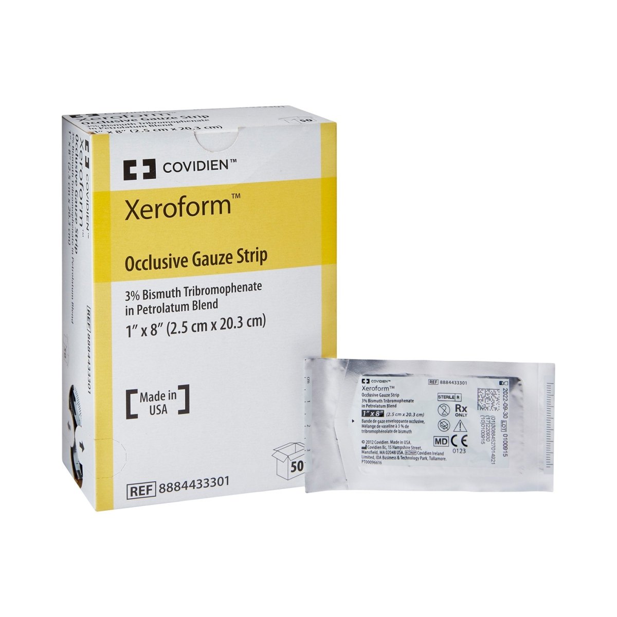 Xeroform Occlusive Xeroform Petrolatum Impregnated Dressing - 147128_BX - 1 Xeroform Occlusive Xeroform Petrolatum Impregnated Dressing - 147128_BX - 1
