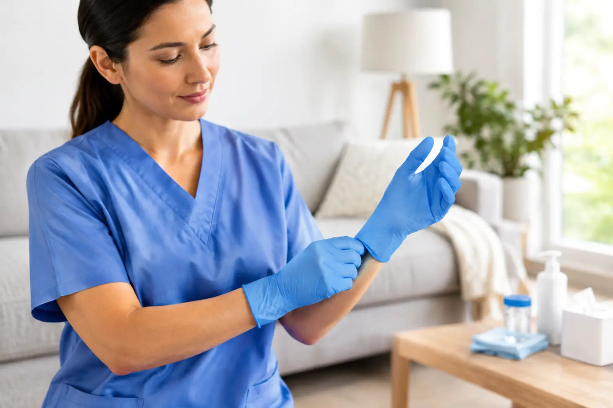 Medical Gloves for Safer Home Care Tasks