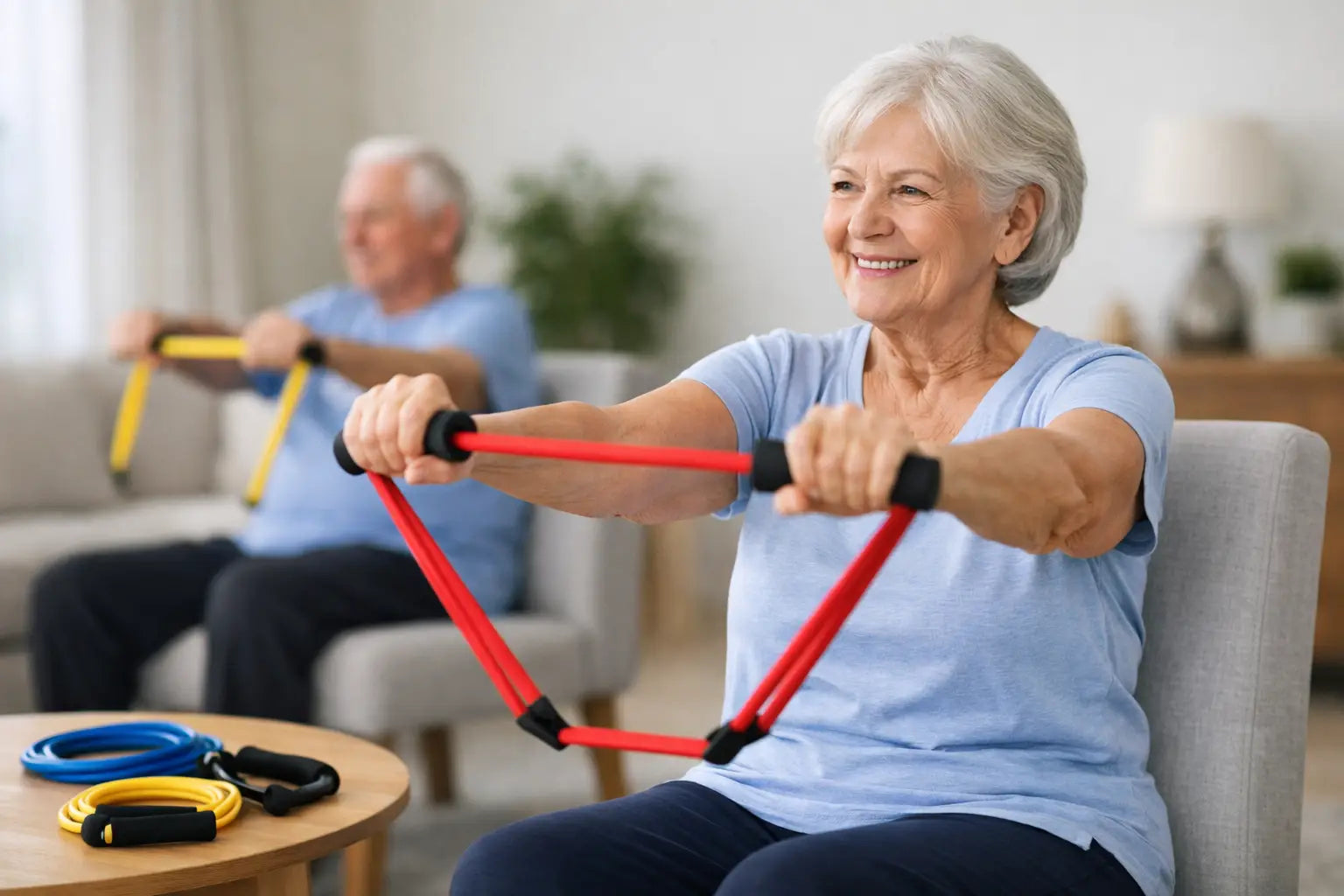 Seated Exercise Bands for Seniors Made Simple