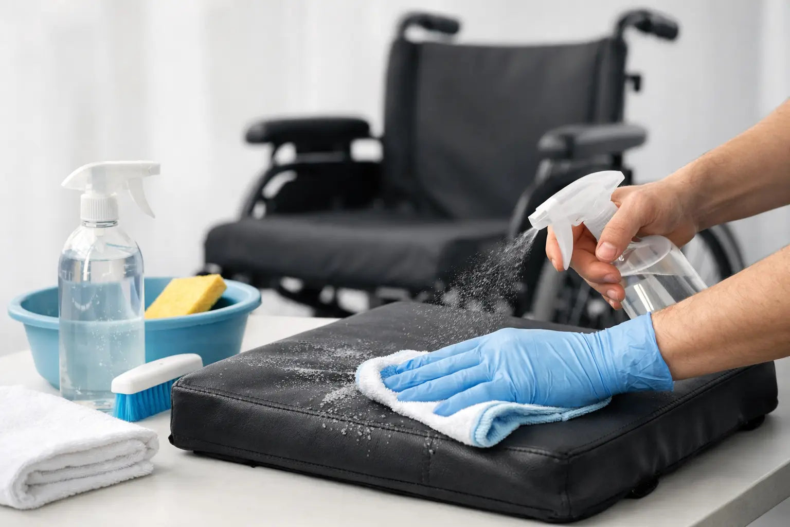 How to Clean a Wheelchair Cushion Safely
