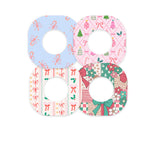 Pretty in Pink Holiday Variety Dexcom G7 and Stelo Patch Tape - Pump Peelz