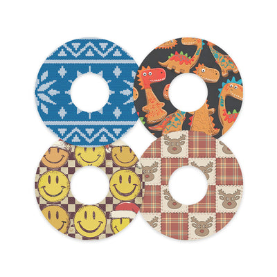 North Pole Crew Variety Patch Tape Designed for the FreeStyle Libre 3 Plus & Lingo  - Pump Peelz