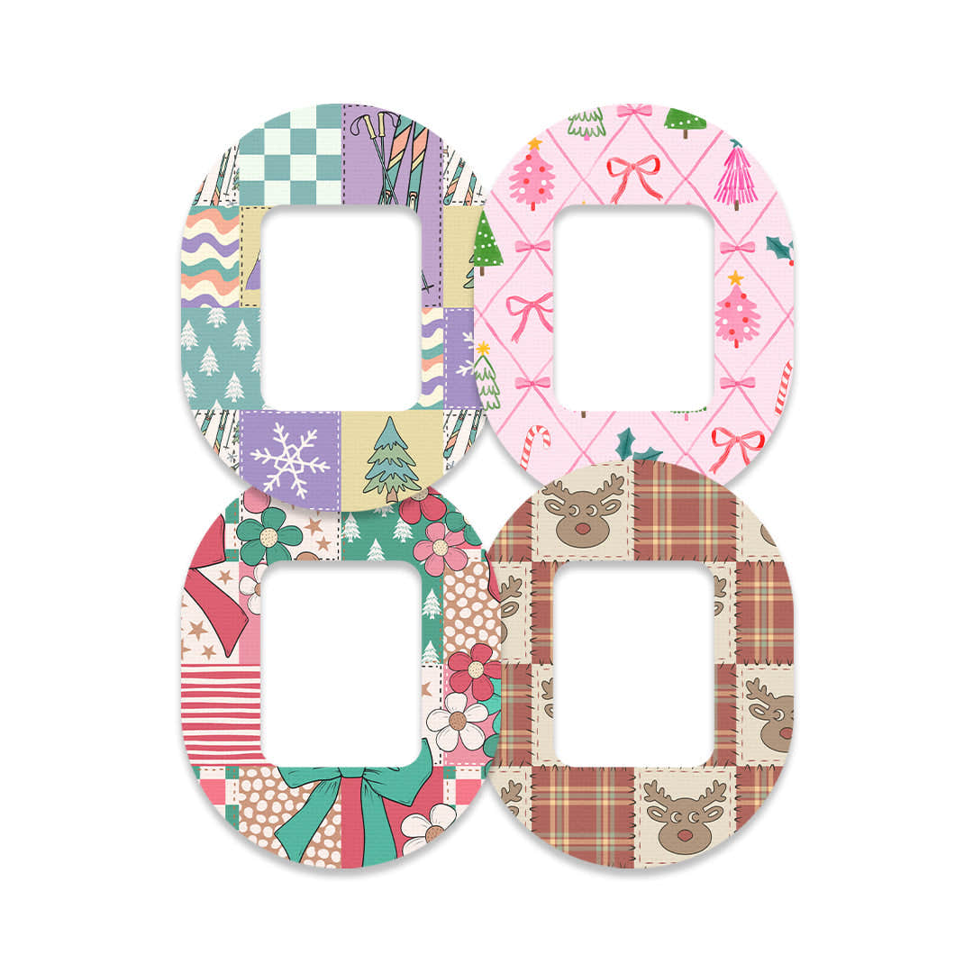 Holiday Patchwork Variety Pack for Tandem Mobi Patch Tape - Pump Peelz