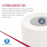 Dynarex Waterproof Adhesive Tape, 1" x 10yds  Bulk - 168ea/cs (168 Count)