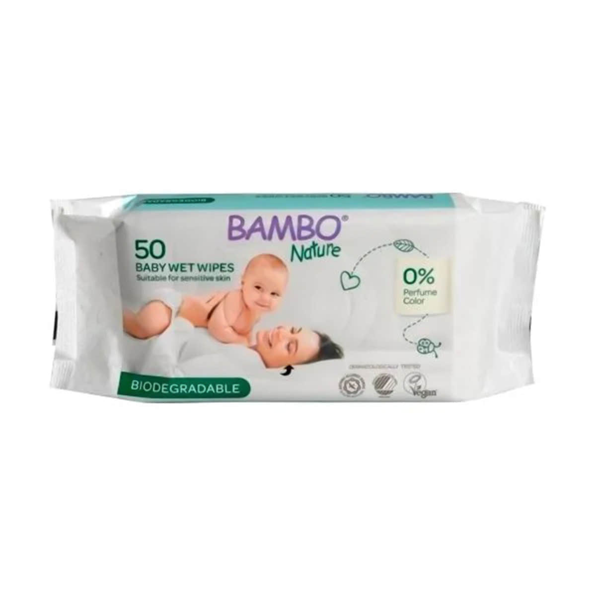 Bambo Nature Baby Wipes — Package of 64