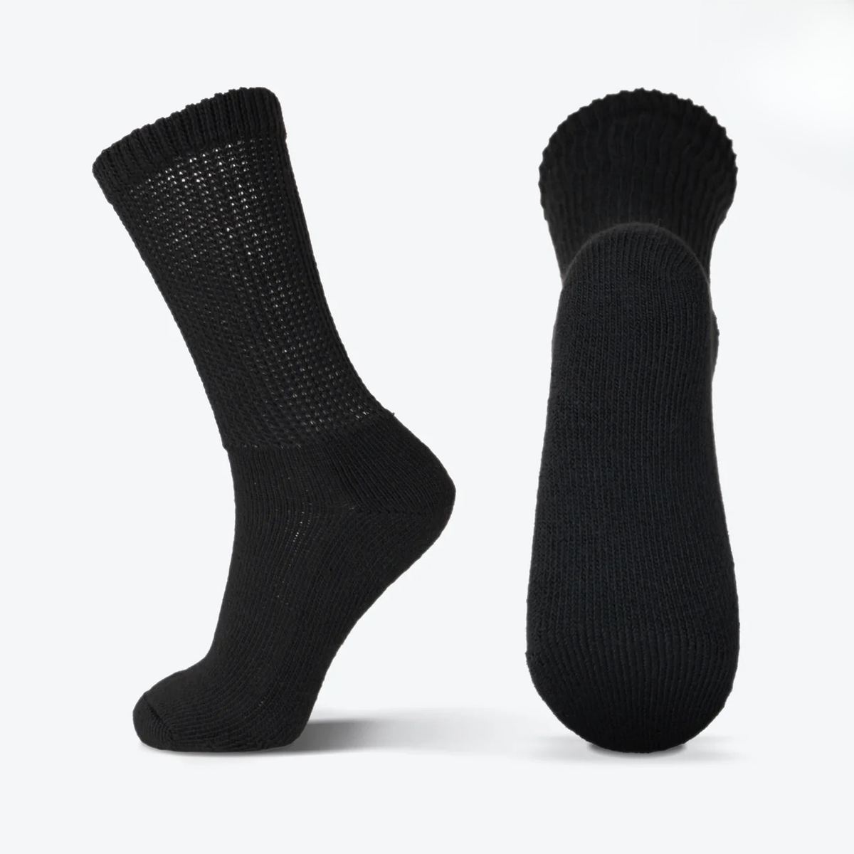 Crew Socks For Wide & Sensitive Feet — Non-Binding (Multi-Pack)