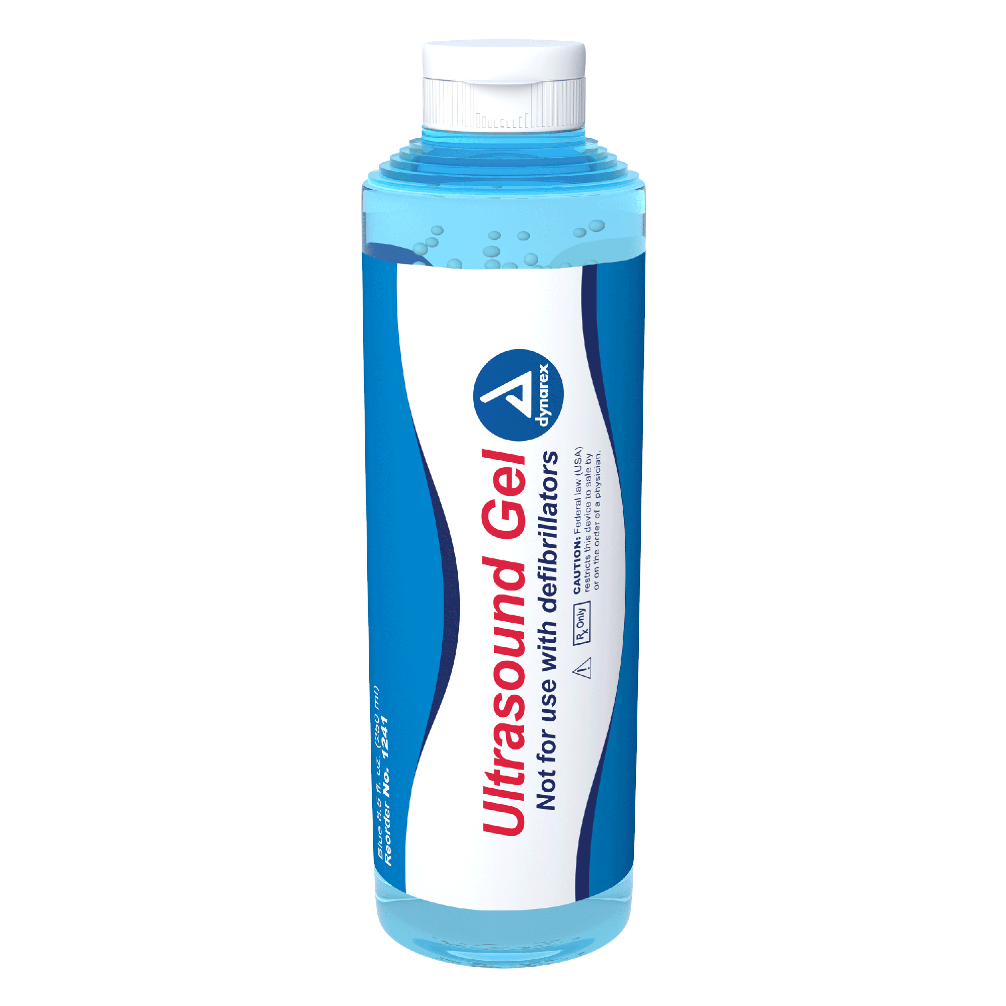 Dynarex Ultrasound Gel, 8.5 oz. Bottle - Blue, 12/case (12 Count)