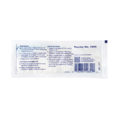 Dynarex Fluid Solidifier, 10g Pouch, 200pcs/case (200 Count)