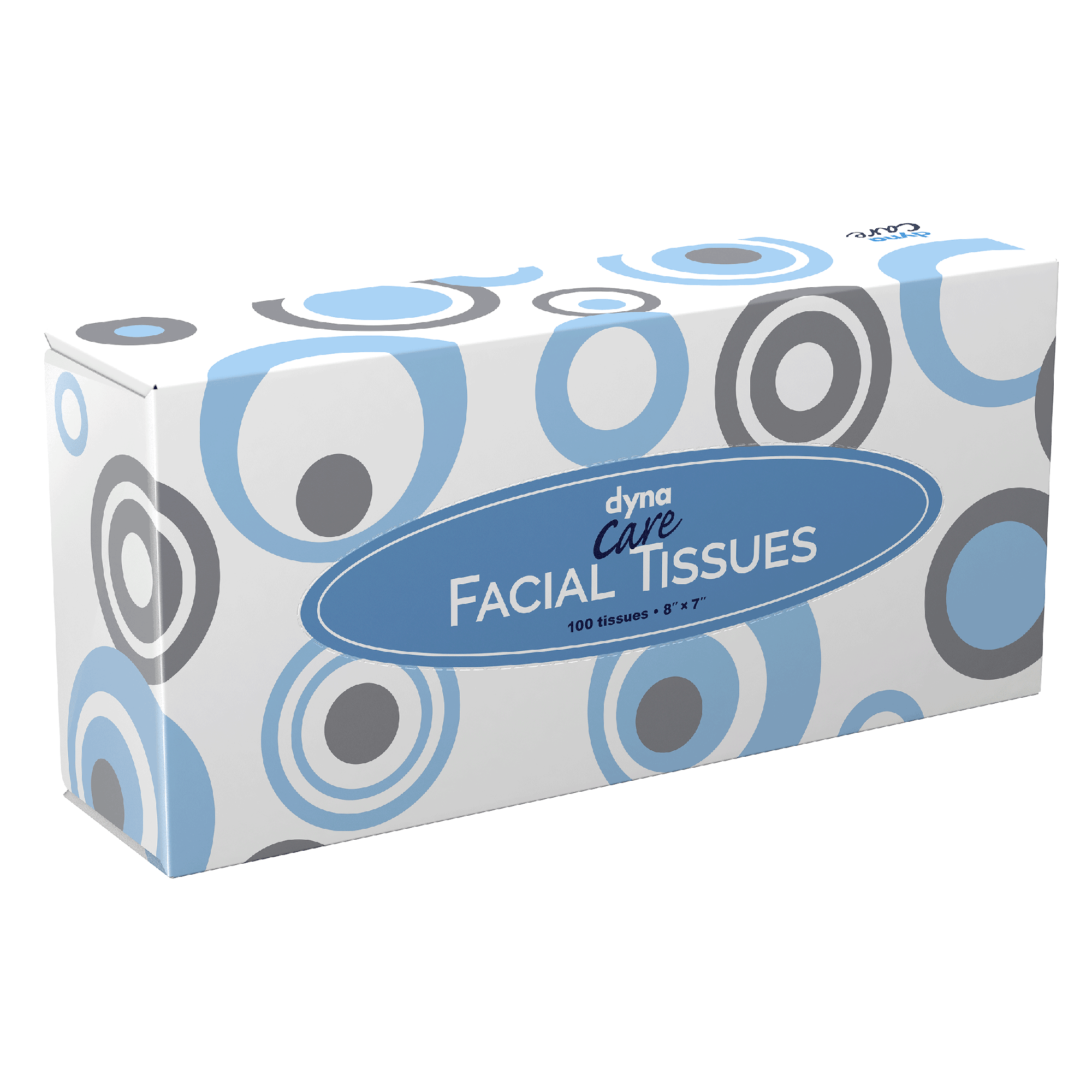 DynaCare Facial Tissues, 8" x 7", 30bxs/case (30 Count)