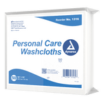 Dynarex Personal Care Washcloth - 50ea/bx, 10bxs/case (500 Count)