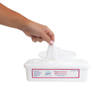 Dynarex Premoistened Adult Washcloths, 9" x 13" Tub, 8tub/case (512 Count)