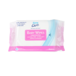 DynaCare Baby Wipes unscented w/ Resealable Label, 5" x 7", 24pks/case (1920 Count)