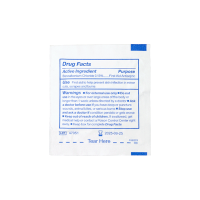 Dynarex BZK Antiseptic Towelettes, 5" x 7" (1000 Count)