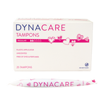 Dynarex Regular Tampons Plastic Applicator, 6-9gr absorbency, 25ea/bx, 9bxs/case (225 Count)