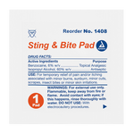 Dynarex Sting & Bite Pad, 3000ea/cs (3000 Count)