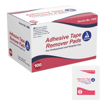 Dynarex Adhesive Tape Remover Pad, 100ea/bx, 10bxs/case (1000 Count)