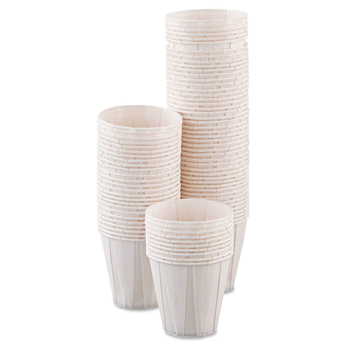 Dart Paper Medical and Dental Treated Cups, 3.5 oz, White, 100/Bag, 50 Bags/Carton