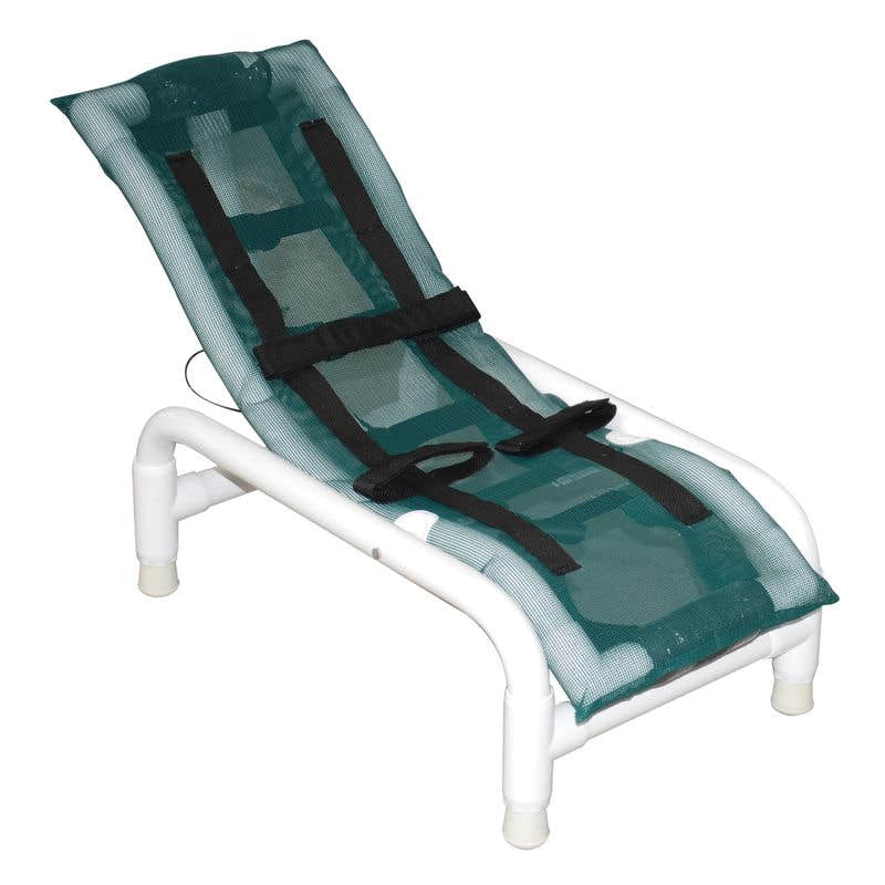 MJM International 191-S Reclining bath / shower chair (SMALL), no base, no casters, 100 lbs weight capactity