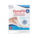 Dynarex DynaFit Compression Stockings - Knee, Medium, 12pairs/bx, 5bxs/case (60 Pairs)