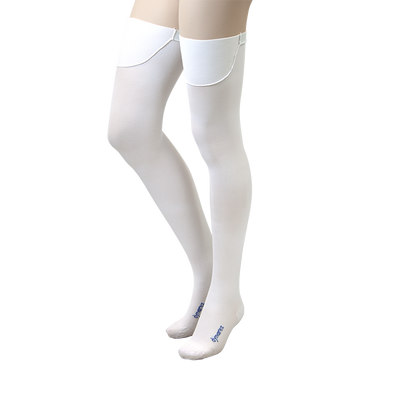 Dynarex DynaFit Compression Stockings - Thigh, Large, 12pairs/bx, 5bxs/case (60 Pairs)
