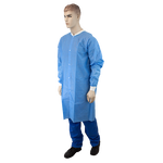 Dynarex Lab Coat w/out Pockets - 10ea/bx, 3bxs/cs (30 Count)