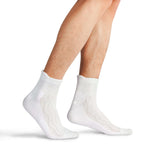 Bamboo Crew Socks For Wide & Sensitive Feet and Large Feet — Non-Binding, Cushion Sole (Black), Multi-Pack